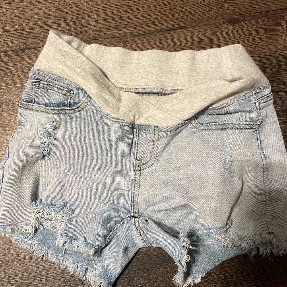 Maternity Jean Shorts